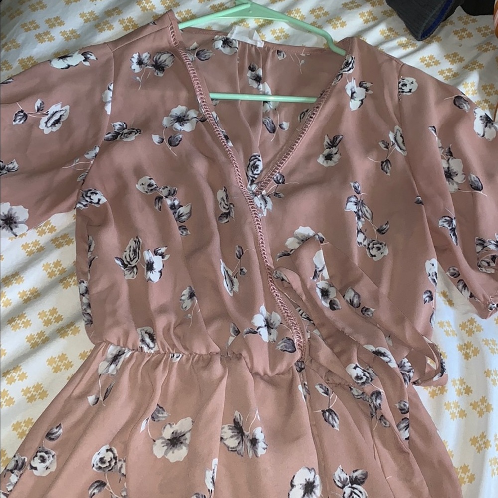 V-neck blouse